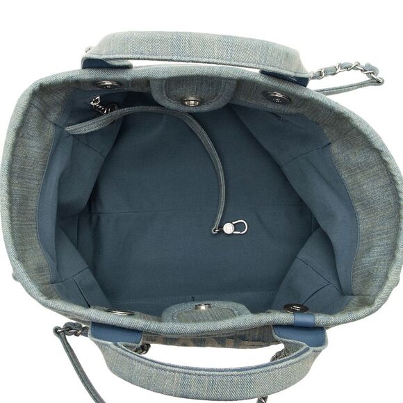 Chanel Denim Deauville Small Tote - Picture 7 of 13